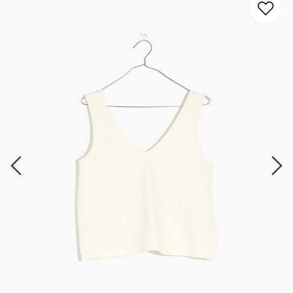 Madwell Jacquard Peekaboo-back Crop Tank - Picture 4 of 7